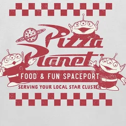 Pizza Planet Little & Big Kid Boys Crew Neck Short Sleeve Regular Fit Toy Story Graphic T-Shirt