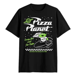 Pizza Planet Mens Crew Neck Short Sleeve Classic Fit Toy Story Big and Tall Graphic T-Shirt