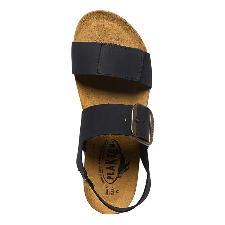 PLAKTON® Cannes Womens Adjustable Strap Footbed Sandals