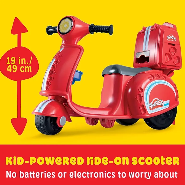 Play-Doh Pizza Delivery Kids Scooter Playset