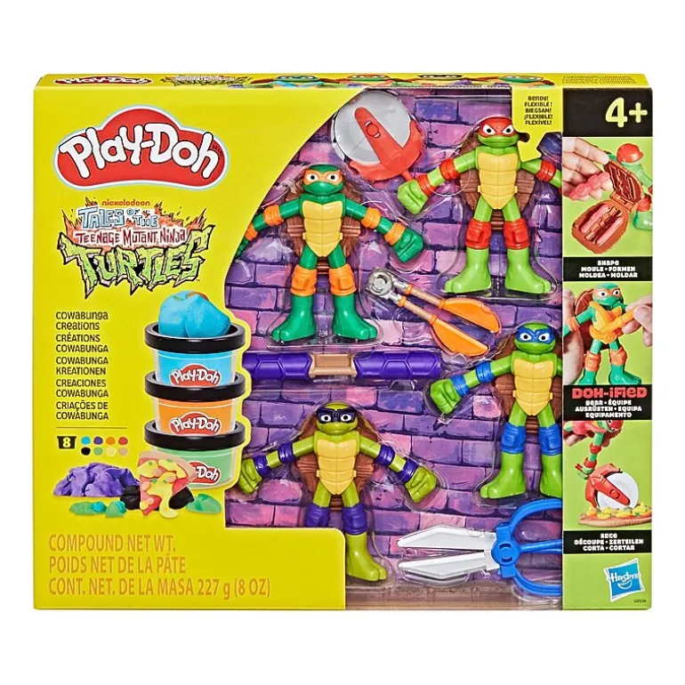 Play-Doh Teenage Mutant Ninja Turtles Cowabunga Creations Toy for Boys & Girls 4+
