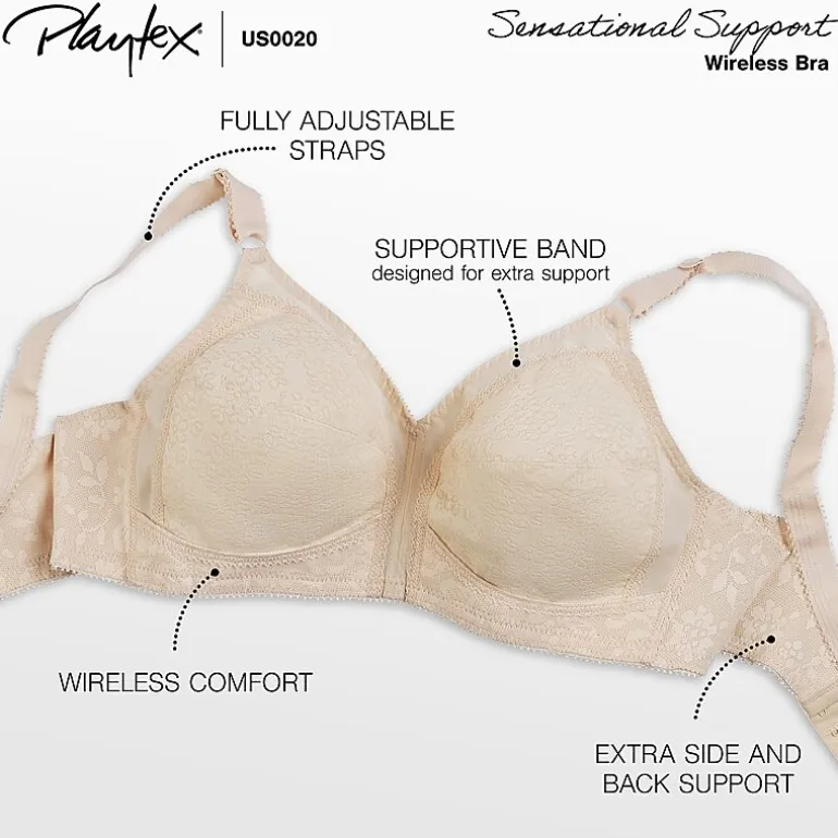 Playtex 18 Hour® Sensational Support Full Coverage Wireless Full Coverage Bra 20/27