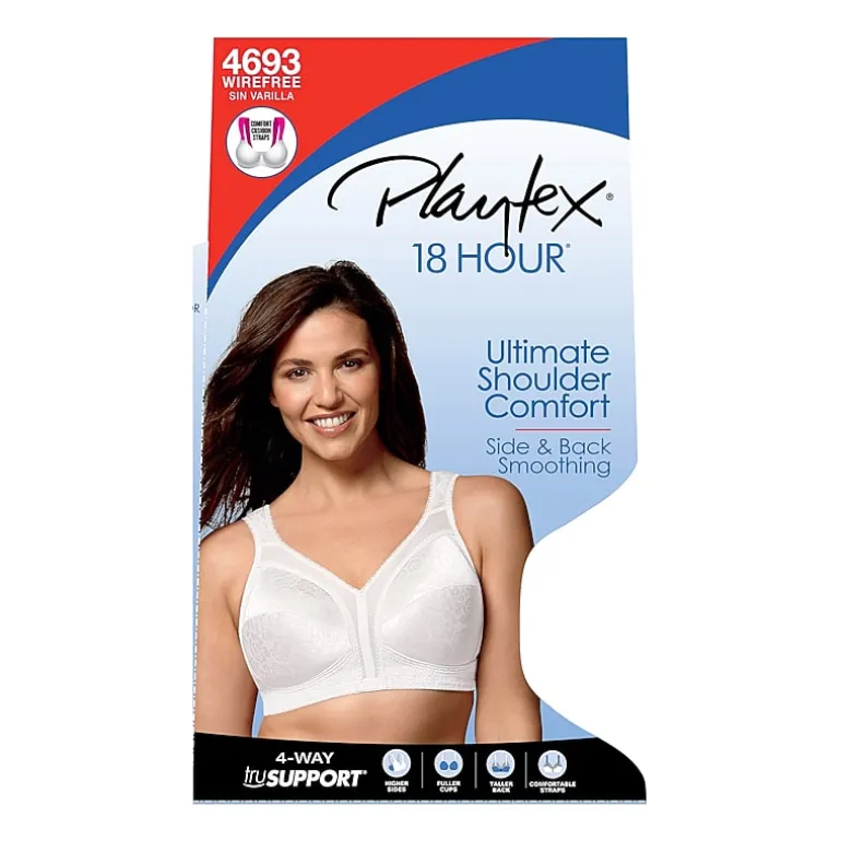 Playtex 18 Hour® Ultimate Shoulder Comfort Full Coverage Wireless Full Coverage Bra 4693