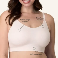 Playtex Womens Multi-Pack Medium Support 2-pc. Wireless Bralette Us4752