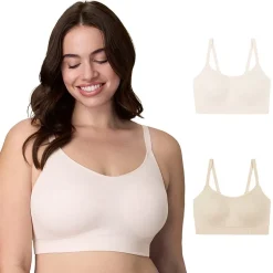 Playtex Womens Multi-Pack Medium Support 2-pc. Wireless Bralette Us4752
