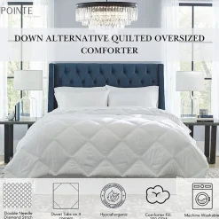 Pointehaven Down Alternative Oversized Lightweight Down Alternative Comforter