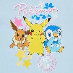 Pokemon Boyfriend Tee Womens Juniors Crew Neck Short Sleeve Loose Fit Pokemon Graphic T-Shirt