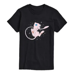 Pokemon Mew Tee Womens Juniors Crew Neck Short Sleeve Regular Fit Pokemon Graphic T-Shirt
