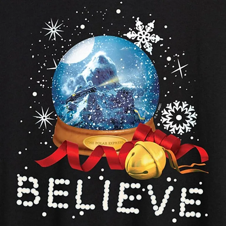 Polar Express Believe Tee Womens Juniors Crew Neck Short Sleeve Regular Fit Graphic T-Shirt