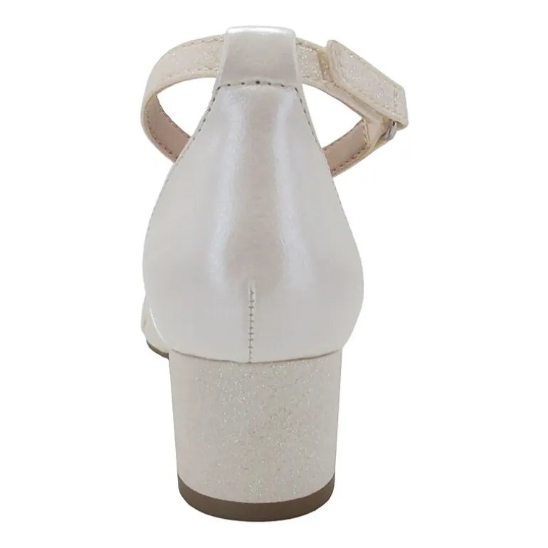 Pop Adana Little & Big Kid Girls Square Open Toe Block Heel Pumps