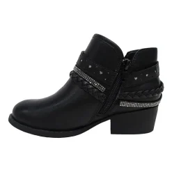 Pop Big Kid Girls Patty Block Heel Booties