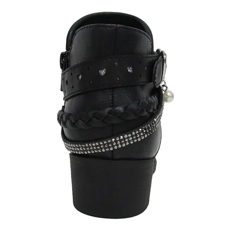 Pop Big Kid Girls Patty Block Heel Booties