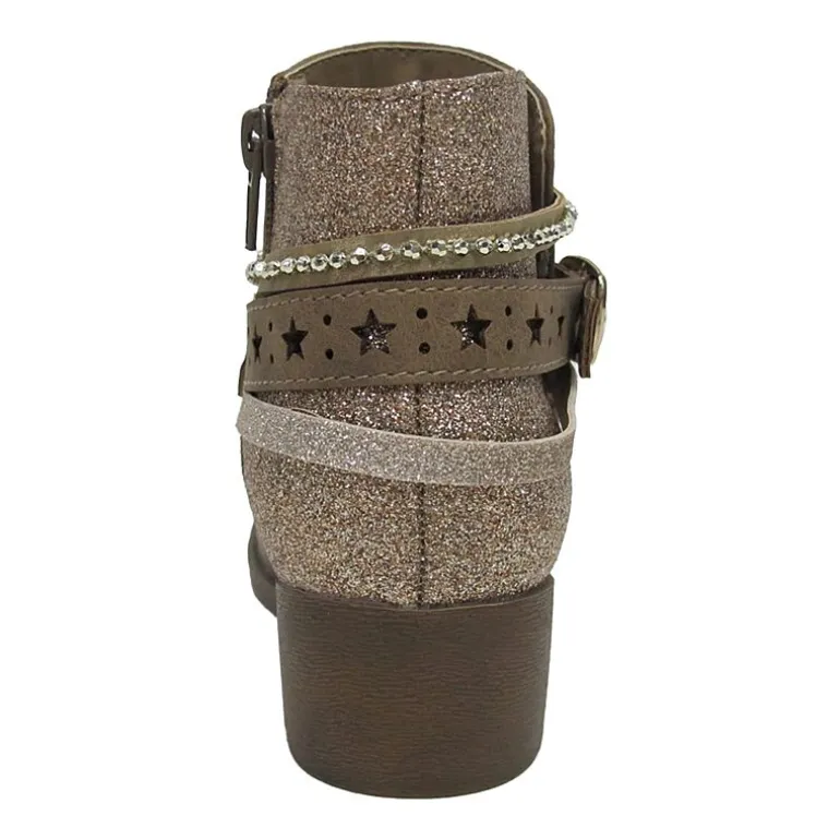 Pop Big Kid Girls Wendy Block Heel Booties