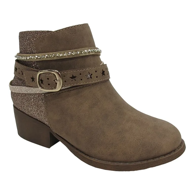 Pop Big Kid Girls Wendy Block Heel Booties