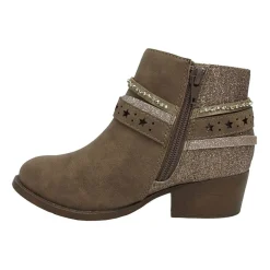 Pop Big Kid Girls Wendy Block Heel Booties