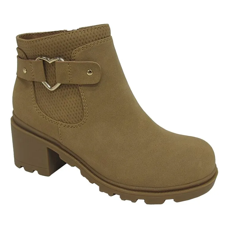 Pop Big Kid Girls Youthful Block Heel Booties