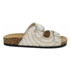 Pop Dhyana Womens Adjustable Strap Footbed Sandals