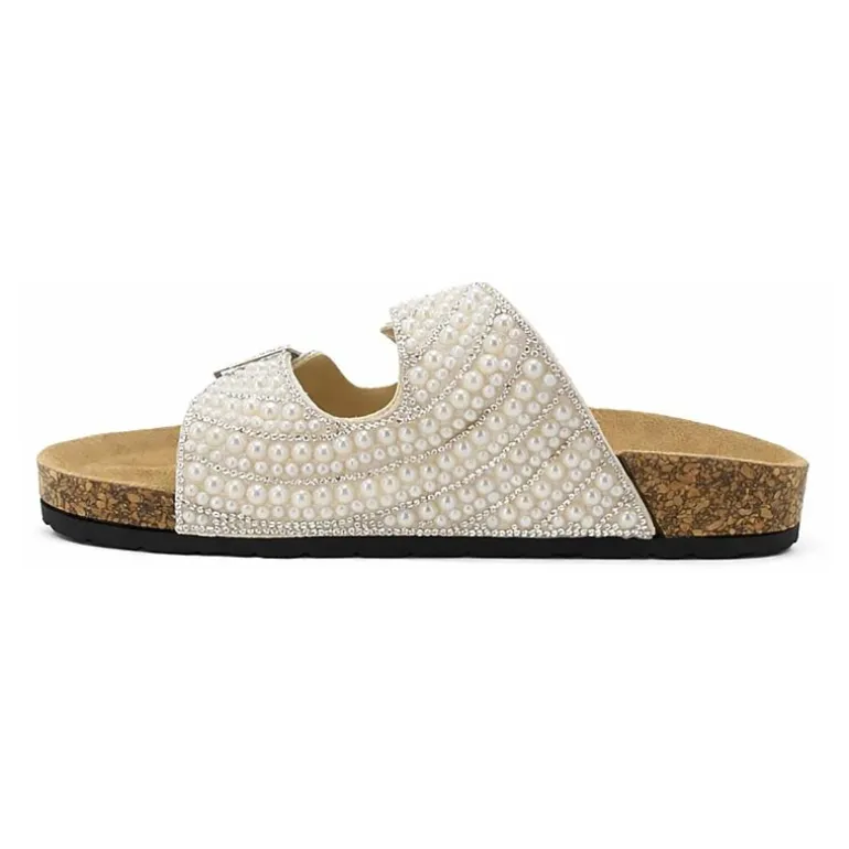 Pop Dhyana Womens Adjustable Strap Footbed Sandals
