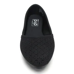 Pop Gerinina Womens Almond Closed Toe Ballet Flats