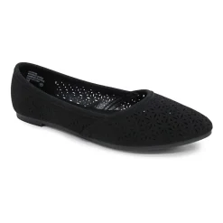 Pop Gerinina Womens Almond Closed Toe Ballet Flats