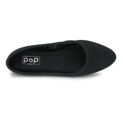 Pop Gerinina Womens Almond Closed Toe Ballet Flats