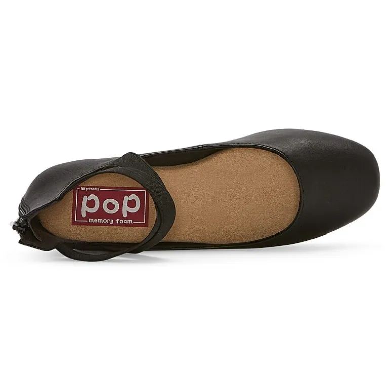 Pop Leaf Womens Round Closed Toe Ballet Flats