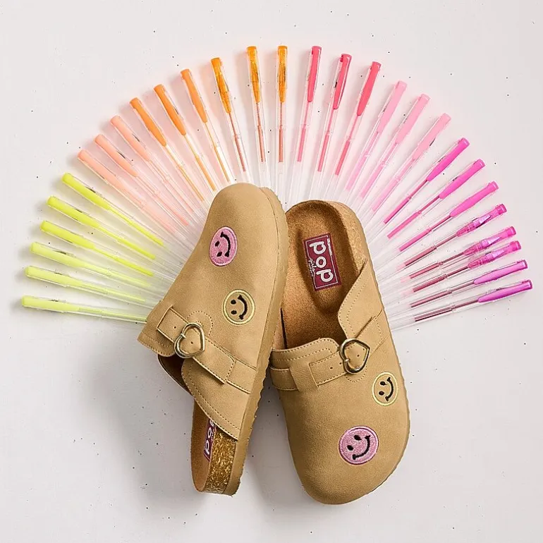 Pop Mynna Girls Round Closed Toe Mules