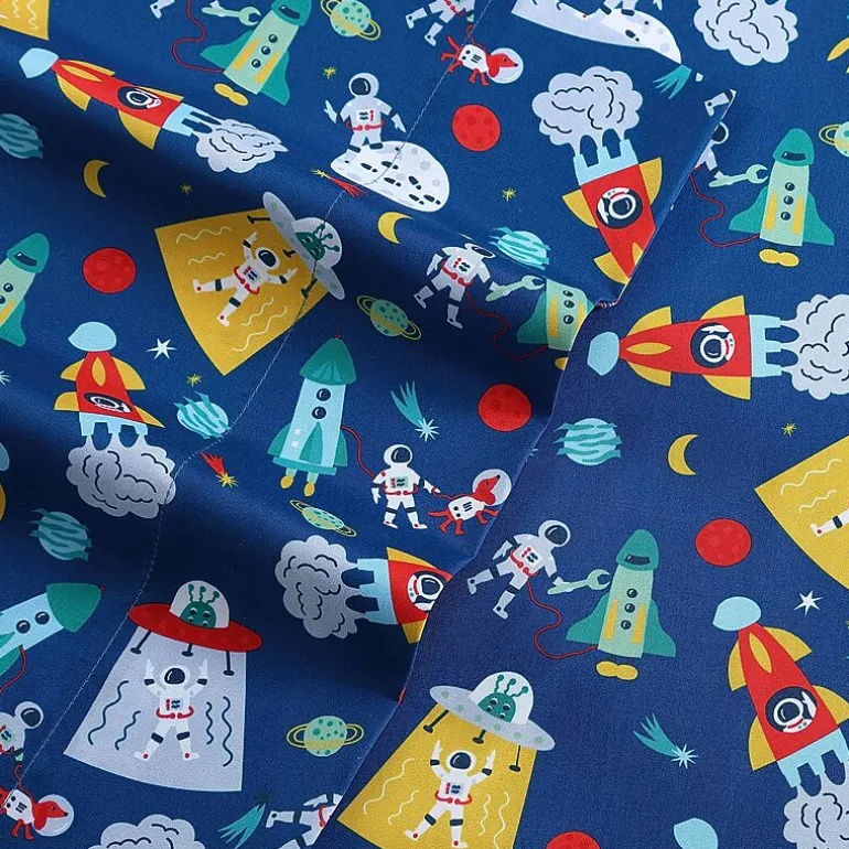 Poppy & Fritz Space Kids Deep Pocket Sheet Set