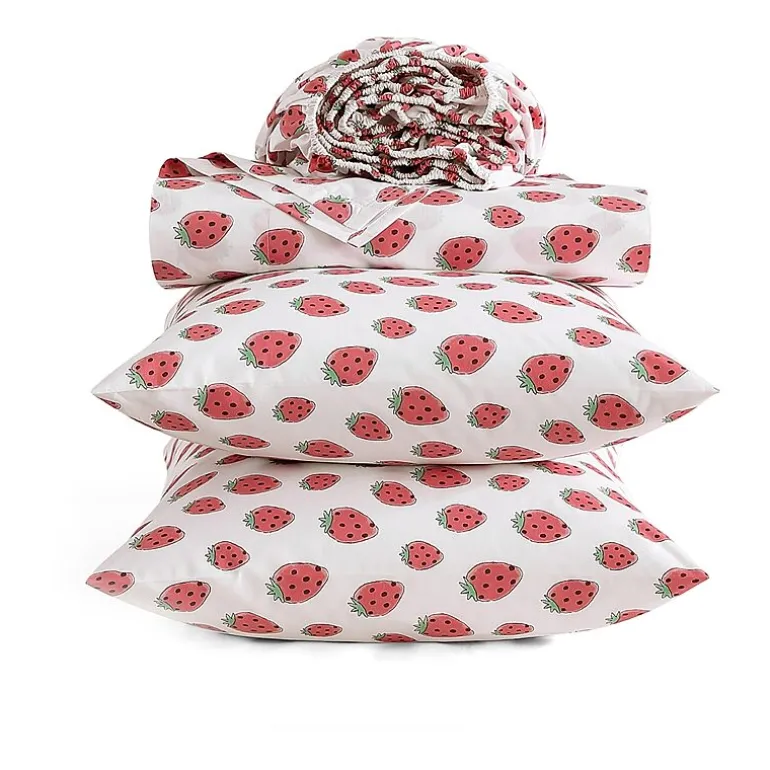 Poppy & Fritz Strawberry Picnic Sheet Set