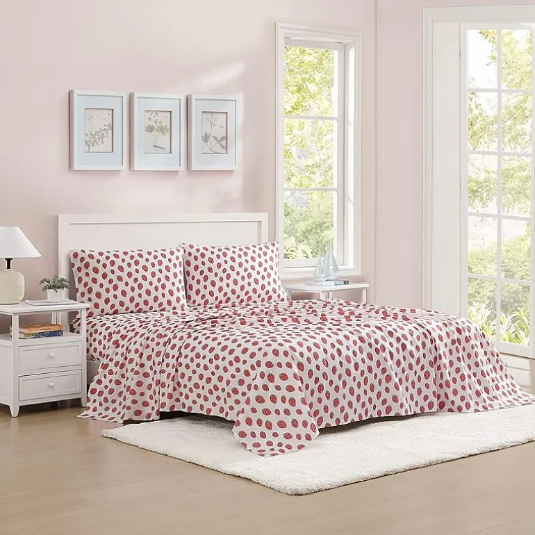 Poppy & Fritz Strawberry Picnic Sheet Set