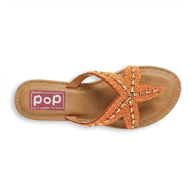 Pop Womens Asterra Flat Sandals
