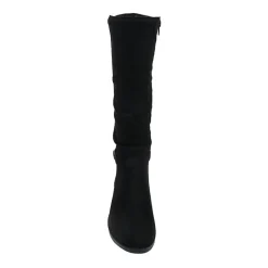 Pop Womens Chambers Flat Heel Slouch Boots