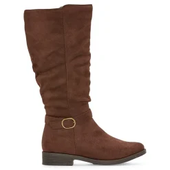 Pop Womens Chambers Flat Heel Slouch Boots