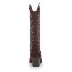 Pop Womens Ellary Block Heel Cowboy Boots
