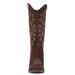 Pop Womens Ellary Block Heel Cowboy Boots