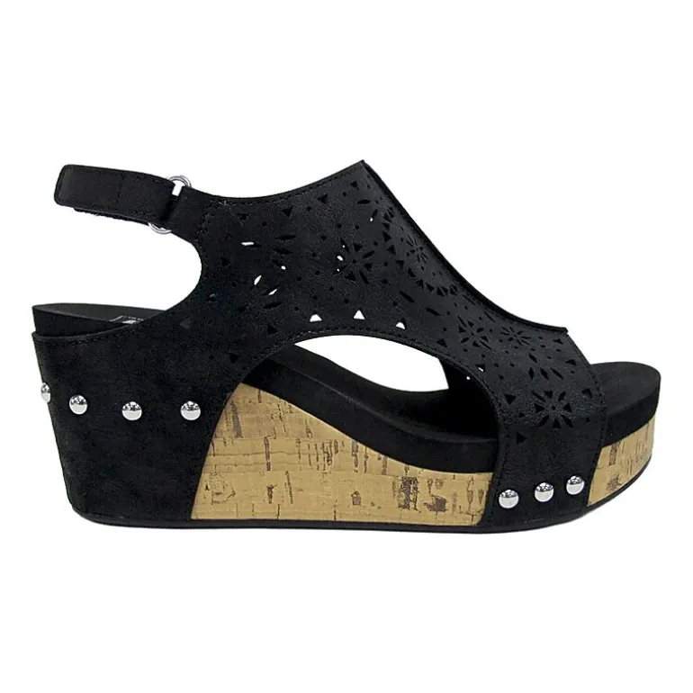 Pop Womens Ellerie Wedge Sandals