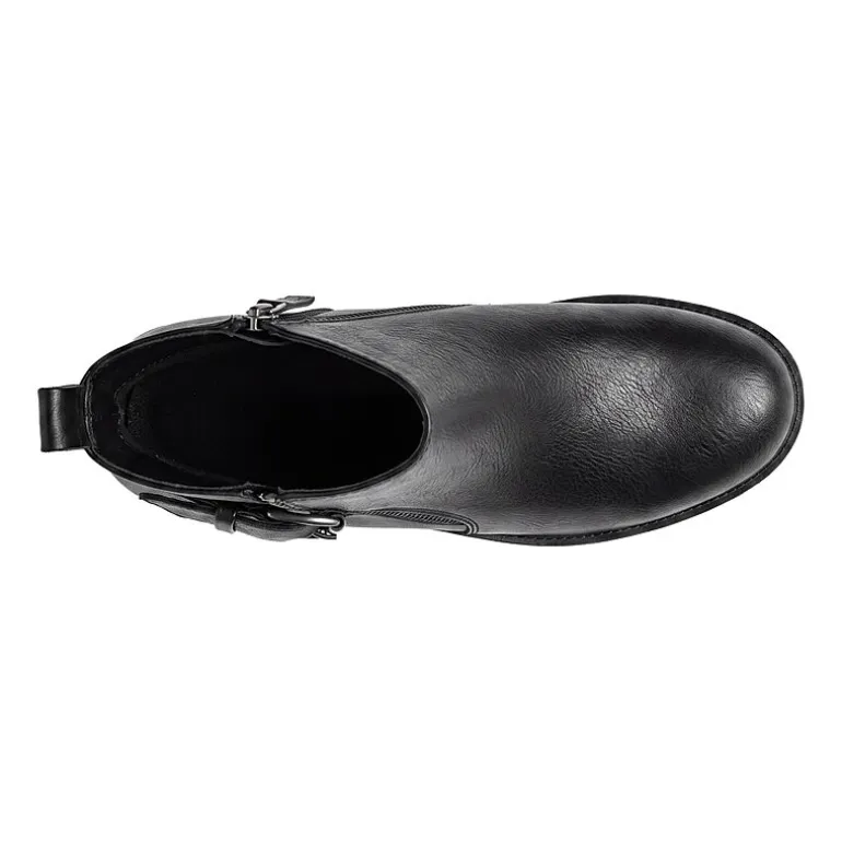 Pop Womens Elspeth Block Heel Booties