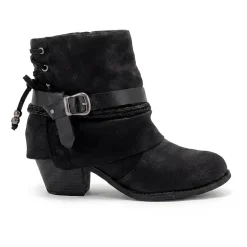 Pop Womens Encinitas Block Heel Booties