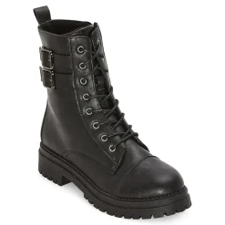 Pop Womens Perlla Block Heel Booties