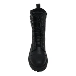 Pop Womens Perlla Block Heel Booties