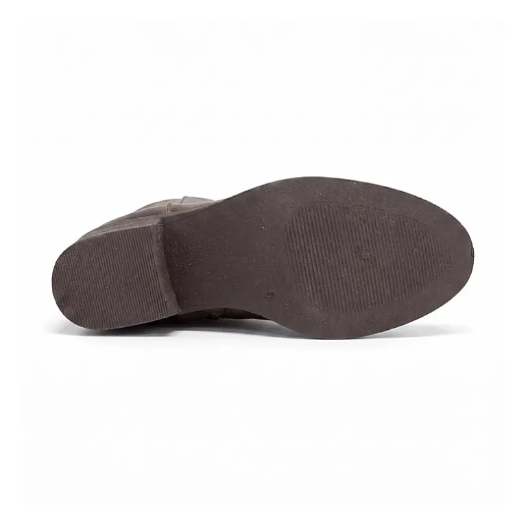 Pop Womens Raveline Block Heel Booties