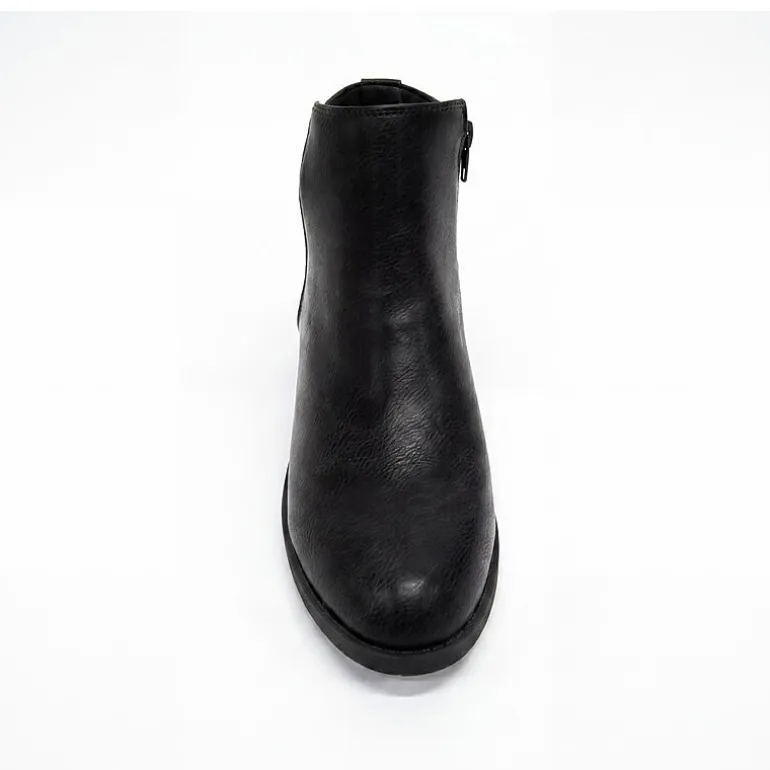 Pop Womens Raveline Block Heel Booties