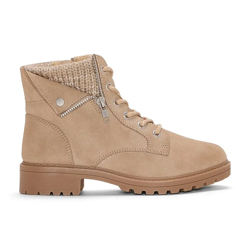 Pop Womens Sidney Flat Heel Booties