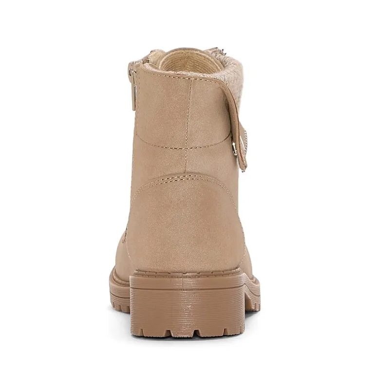 Pop Womens Sidney Flat Heel Booties