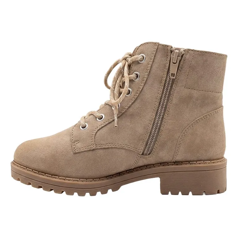 Pop Womens Sidney Flat Heel Booties