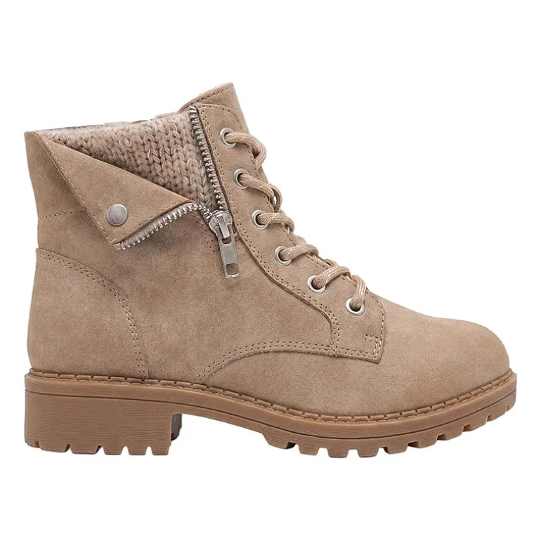 Pop Womens Sidney Flat Heel Booties