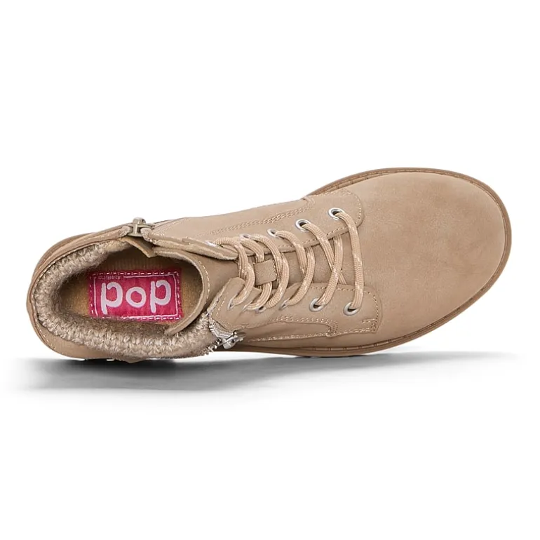 Pop Womens Sidney Flat Heel Booties