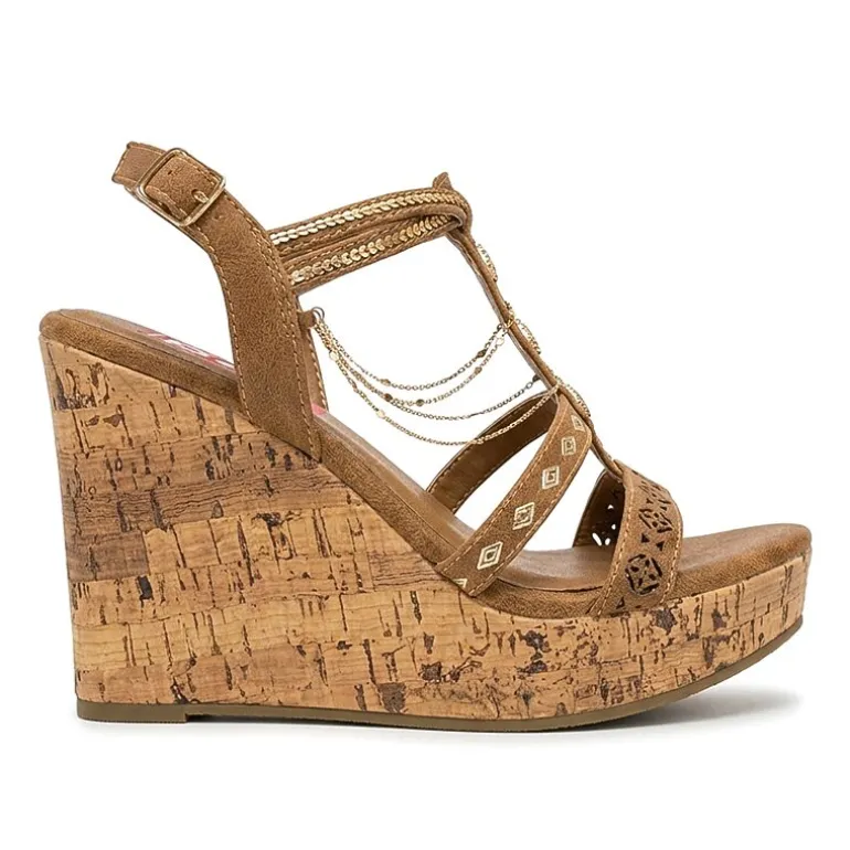 Pop Womens Vicara Wedge Sandals