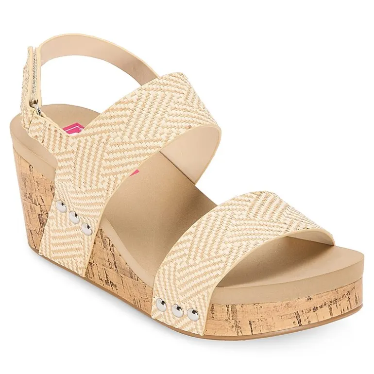 Pop Womens Xiomara Wedge Sandals