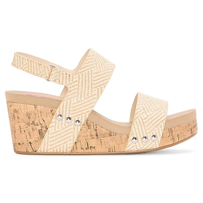 Pop Womens Xiomara Wedge Sandals